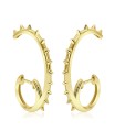 Nifty Unique Thorn Shaped Silver Stud Earring HO-2472